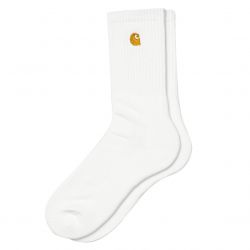 CARHARTT WIP-Chase Socks White / Gold - Calzini Bianchi-I029421.00R.XX.06