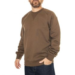 CARHARTT WIP-Chase Sweat Chocolate / Gold