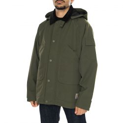 CARHARTT WIP-Clarton Jacket Office Green / Black