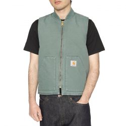 CARHARTT WIP-Classic Vest Silver Pine - Giacca Smanicata Uomo Verde