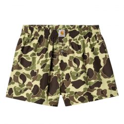 CARHARTT WIP-Cotton Boxer Camo Duck, Green - Boxer Uomo Camo Multicolore