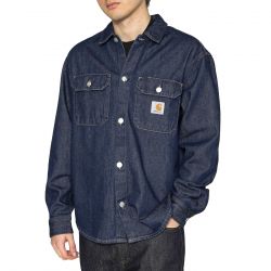 CARHARTT WIP-Harvey Shirt Jac Blue