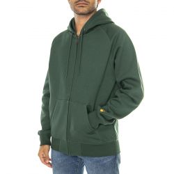 CARHARTT WIP-Hooded Chase Jacket Sycamore Tree / Gold