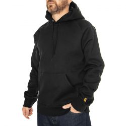 CARHARTT WIP-Hooded Chase Sweat Black / Gold