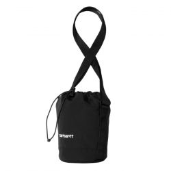 CARHARTT WIP-Irwin Bag Black / Black / White - Borsello a Tracolla Nero