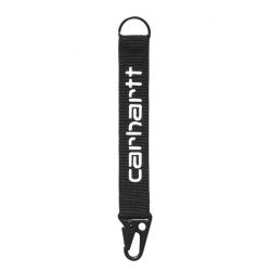 CARHARTT WIP-Jaden Keyholder Black / White - Portachiavi Nero