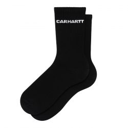 CARHARTT WIP-Link Socks Black / White - Calzini Neri