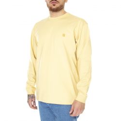 CARHARTT WIP-L/S Chase T-Shirt Citron / Gold 
