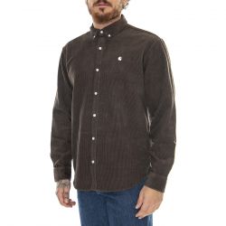 CARHARTT WIP-L/S Madison Cord Shirt Buckeye / Wax 