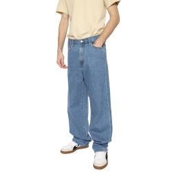 CARHARTT WIP-Lucas Pant Blue - Pantaloni Denim Jeans Uomo Blu