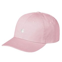 CARHARTT WIP-Madison Logo Cap Air Pink / White - Cappellino Rosa