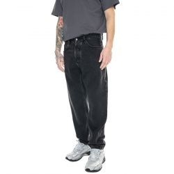 CARHARTT WIP-Newel Pant Black /stone washed