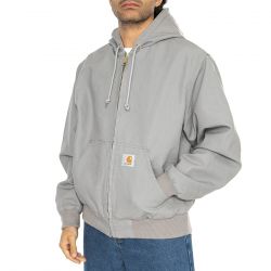 CARHARTT WIP-OG Active Jacket Yosemite - Giacca con Cappuccio e Zip Uomo Grigia