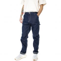 CARHARTT WIP-Mens Ruck Single Knee  One Wash Denim  Jeans-I022948-012Y