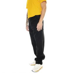 CARHARTT WIP-Single Knee Pant Black /rinsed - Pantaloni Uomo Neri