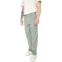 CARHARTT WIP-Single Knee Pant Yucca Garment Dyed - Pantaloni Uomo Verdi