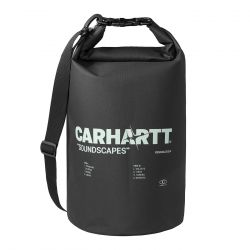 CARHARTT WIP-Soundscapes Dry Bag Black / Yucca - Borsa a Tracolla Nera