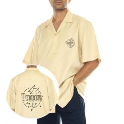 CARHARTT WIP-S/S Ablaze Shirt Cornsilk / Black