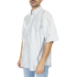 CARHARTT WIP-S/S Braxton Shirt Yucca / White