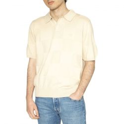 CARHARTT WIP-S/S Checker Polo Fleur De Sel - Polo Uomo Beige