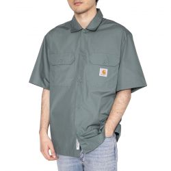 CARHARTT WIP-S/S Craft Shirt Silver Pine
