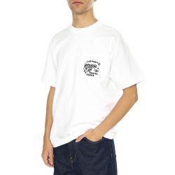 S/S Amour Pocket T-Shirt White / Black