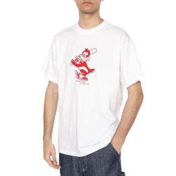 CARHARTT WIP-S/S Home Run T-Shirt White - Maglietta Girocollo Uomo Bianca