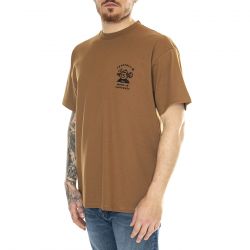 CARHARTT WIP-S/S Icons T-Shirt Hamilton Brown / Black