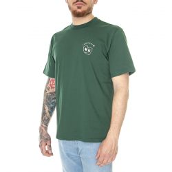 CARHARTT WIP-S/S New Frontier T-Shirt Treehouse - Maglietta Girocollo Uomo Verde
