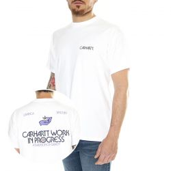CARHARTT WIP-S/S Soil T-Shirt White - Maglietta Girocollo Uomo Bianca
