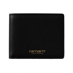 CARHARTT WIP-Vegas Billfold Wallet Black / Gold