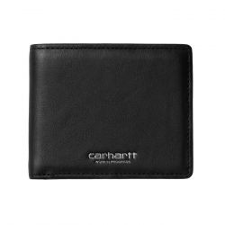 CARHARTT WIP-Vegas Billfold Wallet Black / Silver