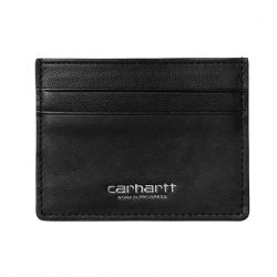 CARHARTT WIP-Vegas Cardholder Black / Silver
