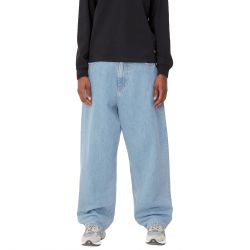 CARHARTT WIP-W' Brandon Pant Blue /stone bleached - Pantaloni Denim Jeans Donna Blu