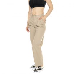 CARHARTT WIP-W' Cara Pant Wall /garment dyed - Pantaloni Donna Beige