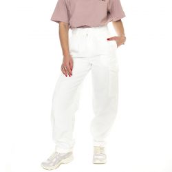 CARHARTT WIP-W' Collins Pant Wax /garment dyed - Pantaloni Cargo Donna Bianchi