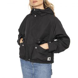 CARHARTT WIP-W' Irwin Jacket Black - Giacca con Cappuccio Donna Nera