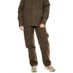CARHARTT WIP-W' Leo Pierce Pant Straight Camo Leo, Tamarind / Tamarind garment dyed - Pantaloni Donna Multicolore