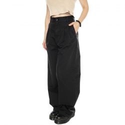 CARHARTT WIP-W' Leola Pant Black stone washed - Pantaloni Donna Neri