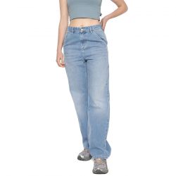 CARHARTT WIP-W' Simple Pant Blue - Pantaloni Denim Jeans Donna Blu