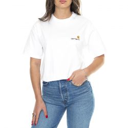 CARHARTT WIP-W' S/S American Script T-Shirt White
