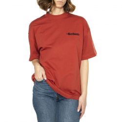 CARHARTT WIP-W' S/S Greatest Hits 02 T-S Vermillion / Black