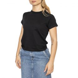 CARHARTT WIP-W' S/S Roy T-Shirt Black - Maglietta Girocollo Donna Nera