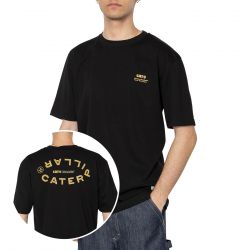 CAT-All Round T-Shirt Black - Maglietta Girocollo Uomo Nera
