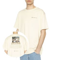 CAT-Better Palce T-Shirt - Maglietta Girocollo Uomo Beige