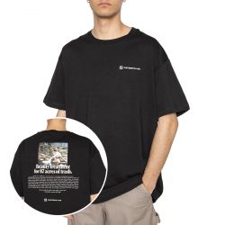 CAT-Better Place T-Shirt BlackBetter Place T-Shirt Black - Maglietta Girocollo Uomo Nera