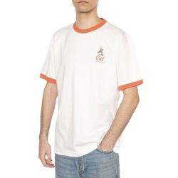 CAT-Bowl T-Shirt - Maglietta Girocollo Uomo Bianca