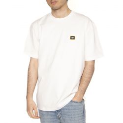 CAT-Cat Unit T-Shirt White - Maglietta Girocollo Uomo Bianca