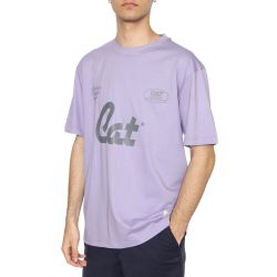 CAT-Open House T-Shirt Veronica - Maglietta Girocollo Uomo Viola