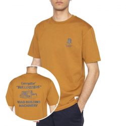 CAT-Road T-Shirt Cathay Spice - Maglietta Girocollo Uomo Marrone